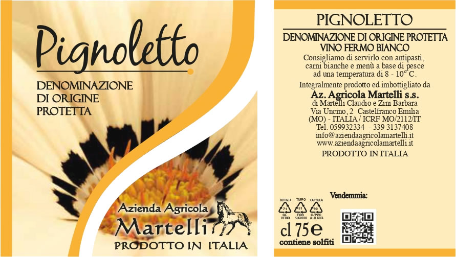 pignoletto fermo vini azienda agricola martelli